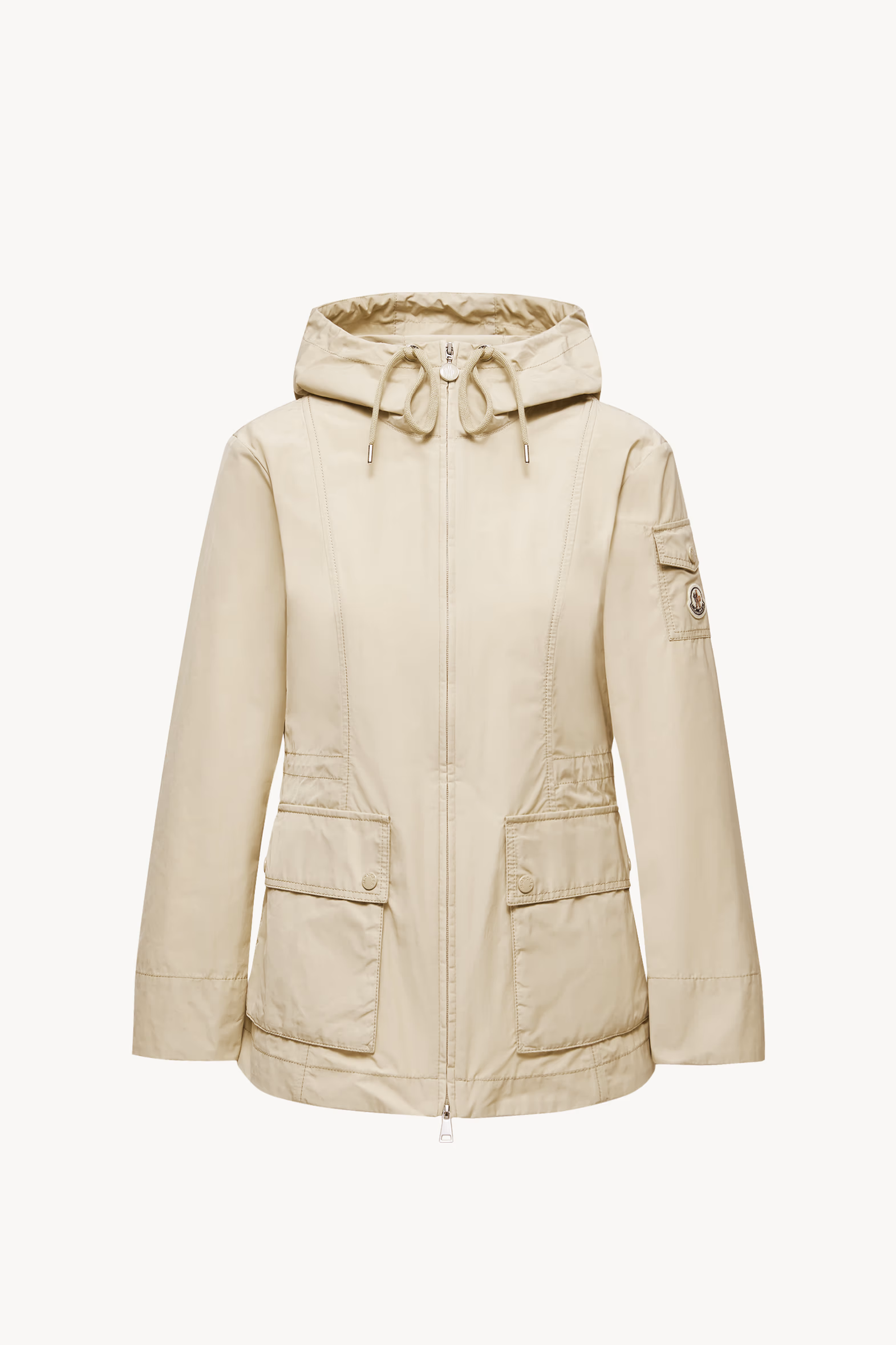Leandro Hooded Parka Women Beige Moncler 2